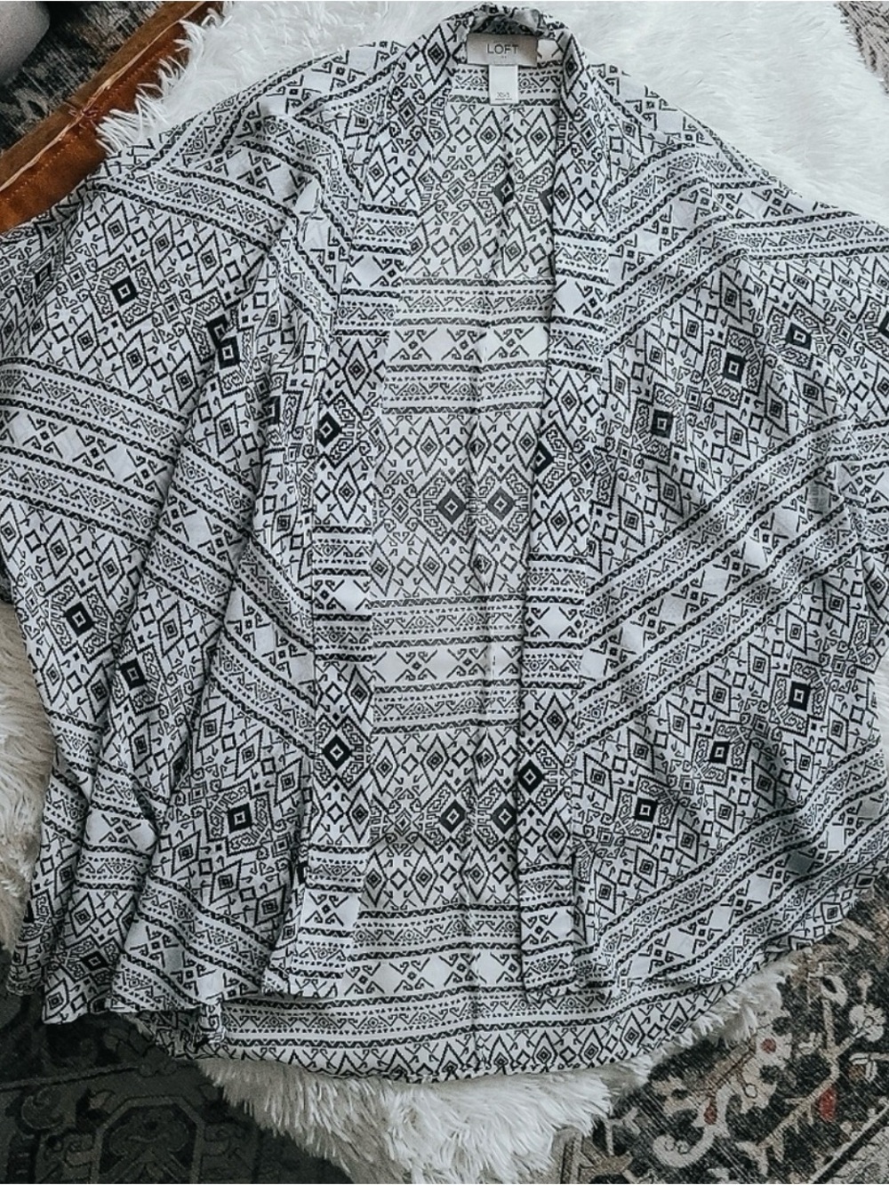 Loft Tribal Print Kimono